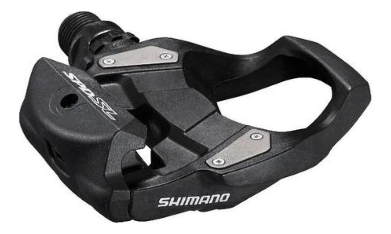 PEDALES DE RUTA SHIMANO PD-RS500 ORIGINAL + CALAS NEGRO - 3