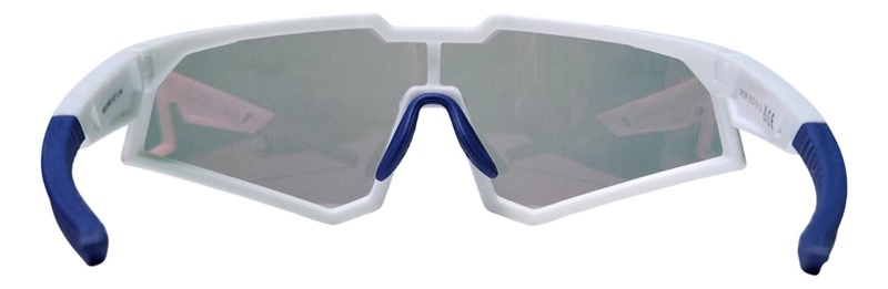 LENTES DE CICLISMO FOTOCROMATICOS POLARIZADOS UV400 ROCKBROS - CELESTE TORNASOL - BLANCO/AZUL - 5