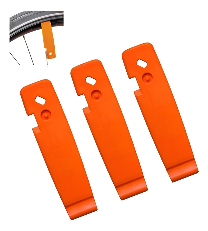SET 3 DESMONTADOR NEUMATICOS EXTRACTOR PURGADOR VALVULAS SKS NARANJO - 1
