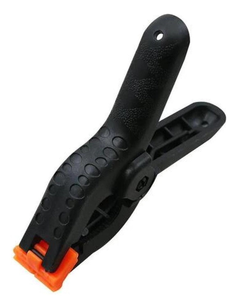 PINZA DE RESORTE CARPINTERIA MORDAZA PLASTICA HERRAMIENTA - 6