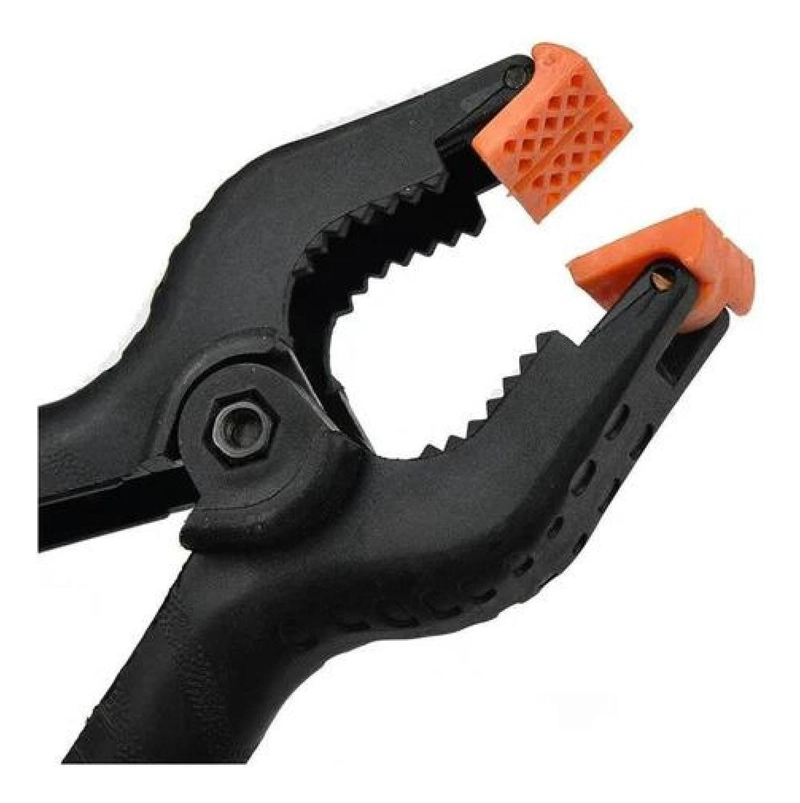 PINZA DE RESORTE CARPINTERIA MORDAZA PLASTICA HERRAMIENTA - 7