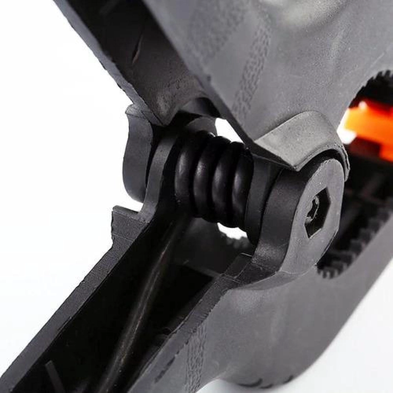 PINZA DE RESORTE CARPINTERIA MORDAZA PLASTICA HERRAMIENTA - 8