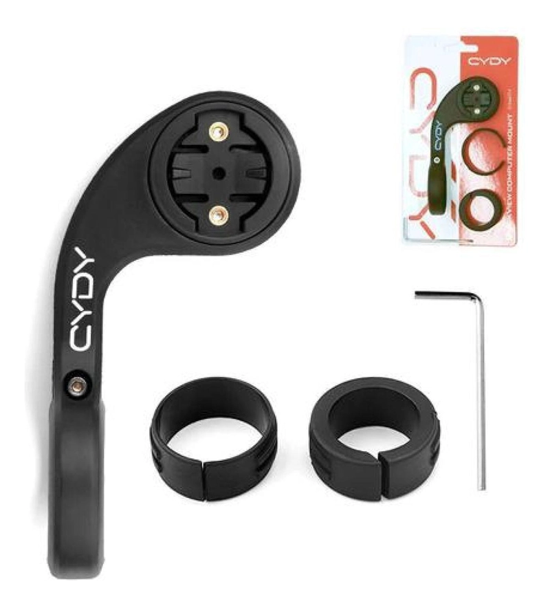 SOPORTE EXTENDIDO GARMIN CICLOCOMPUTADOR GPS RUTA MTB NEGRO - 1
