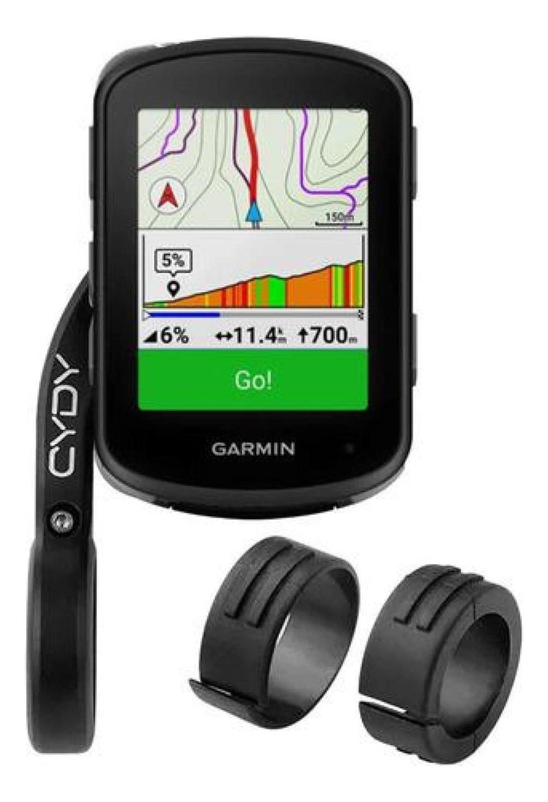 SOPORTE EXTENDIDO GARMIN CICLOCOMPUTADOR GPS RUTA MTB NEGRO - 3