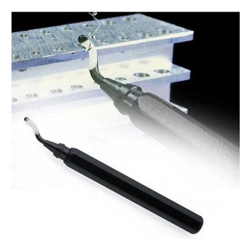 SET DESBARBADO 10 CUCHILLAS DE REPUESTO ALUMINIO ACERO PVC - NEGRO - 6