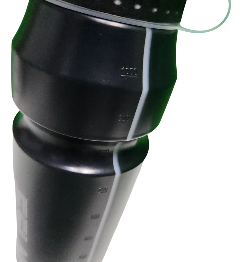 CARAMAYOLA GRANDE XL 1 LITRO BOTELLA AGUA CICLISMO DEPORTES - NEGRO - 6