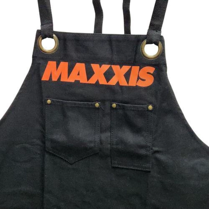 PECHERA MAXXIS DELANTAL RESISTENTE TALLER MECANICO BICICLETA NEGRO - 4