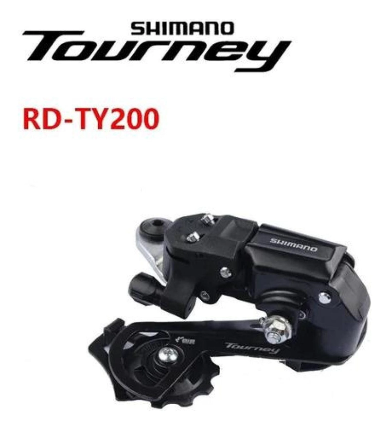 DESVIADOR TRASERO SHIMANO TOURNEY TY200 3X6/7V PATA CAMBIO - 6