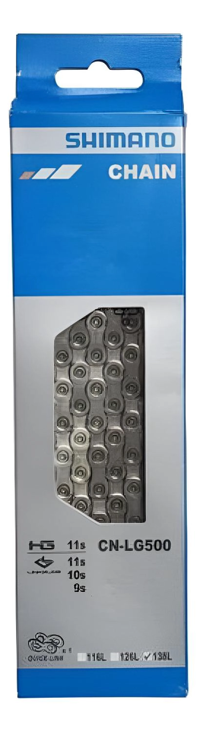 CADENA SHIMANO LG500 9/10/11V 138L LINKGLIDE + QUICK LINK - PLATEADO - 1