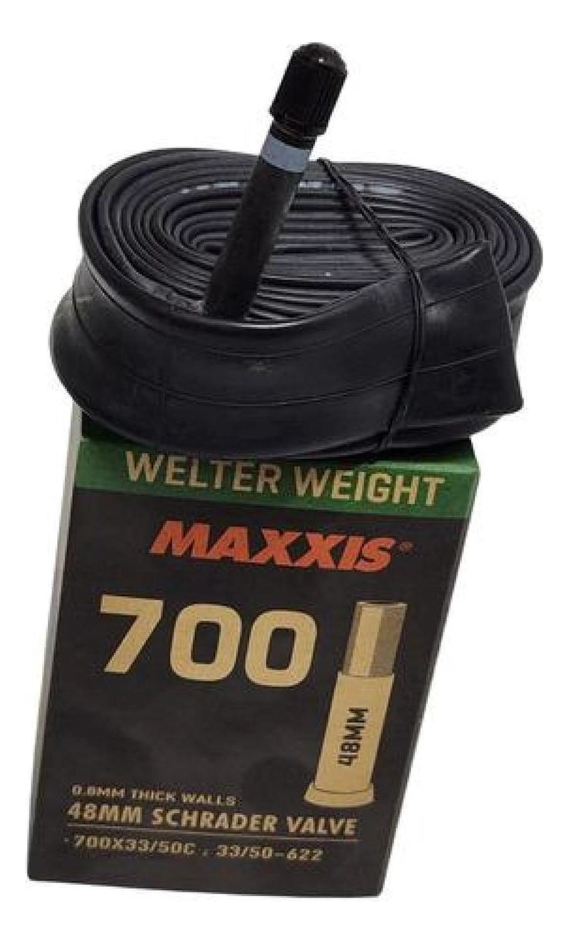 CAMARA MAXXIS 700X33/50C VA 48MM GRAVEL CX URBANA SCHRADER - 3