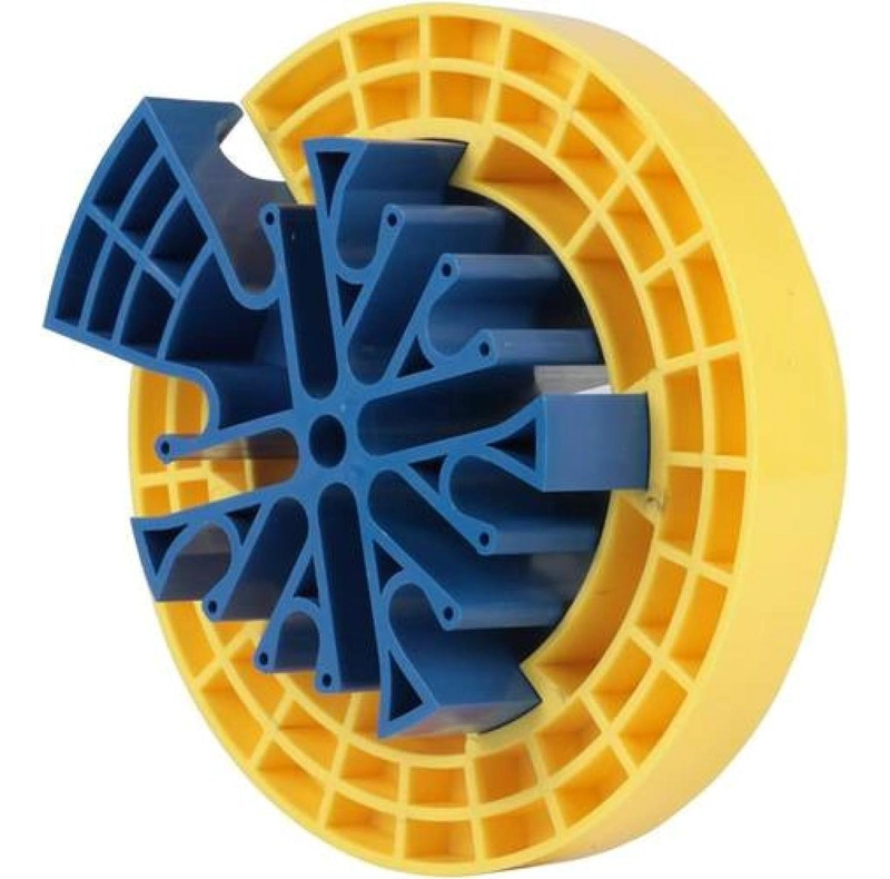 ORGANIZADOR CABLEADO ESTRUCTURADO PEINE UTP RED ELE CTRICA AMARILLO - 2
