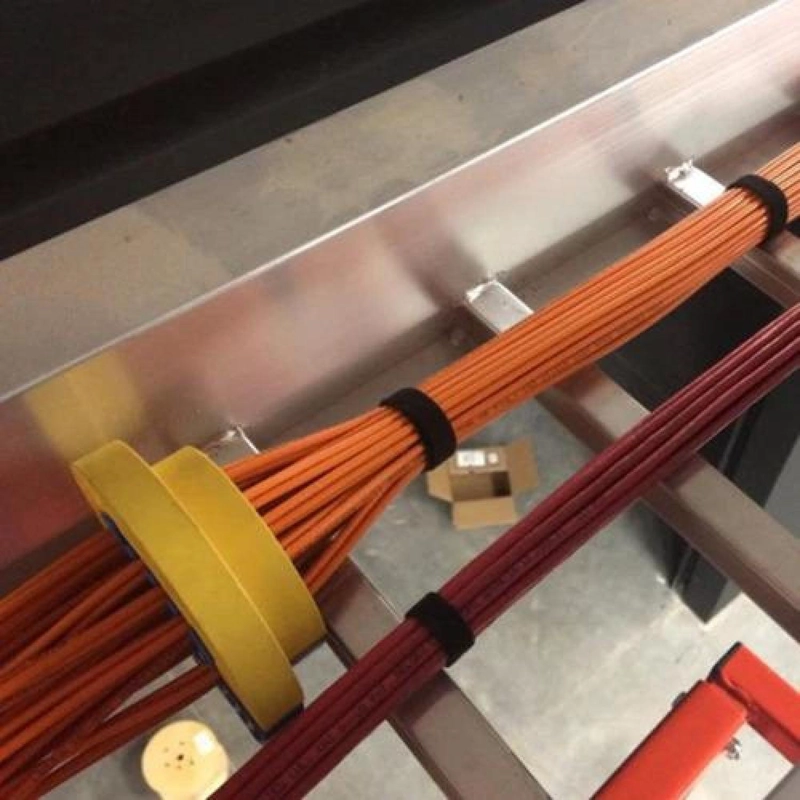 ORGANIZADOR CABLEADO ESTRUCTURADO PEINE UTP RED ELE CTRICA AMARILLO - 6