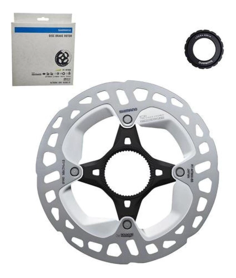 DISCO FRENO ROTOR 140MM MT800 DEORE GRX ULTEGRA CENTER LOCK - PLATEADO/NEGRO - 1