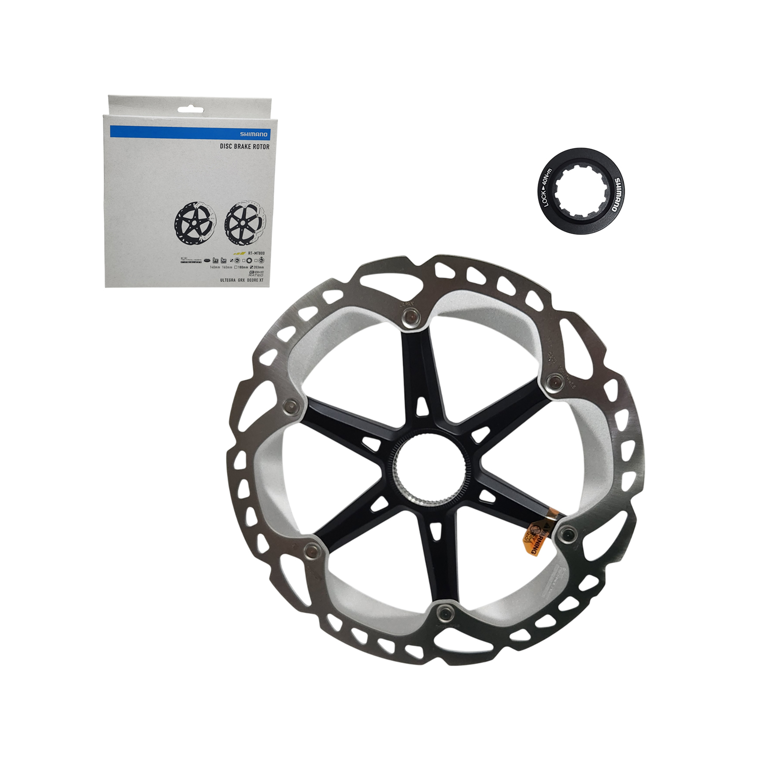 Freno A Disco Natruss Per Mountain Bike - 203 Mm, 5 Fori, Design Colorato, Leggero E Anti-graffio - Foto 10