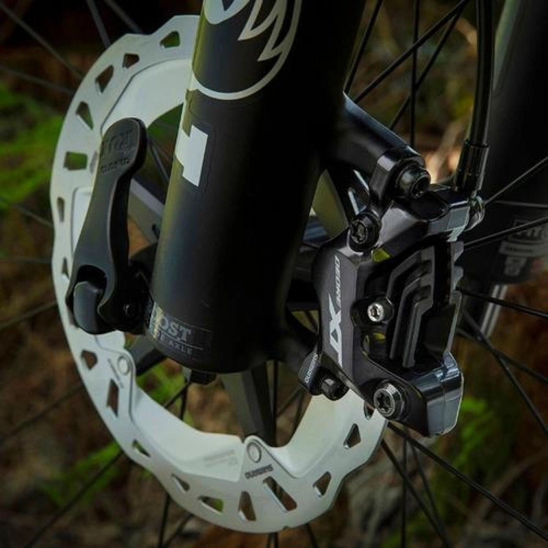 DISCO FRENO ROTOR 203MM MT800 DEORE GRX ULTEGRA CENTER LOCK PLATEADO/NEGRO - 8
