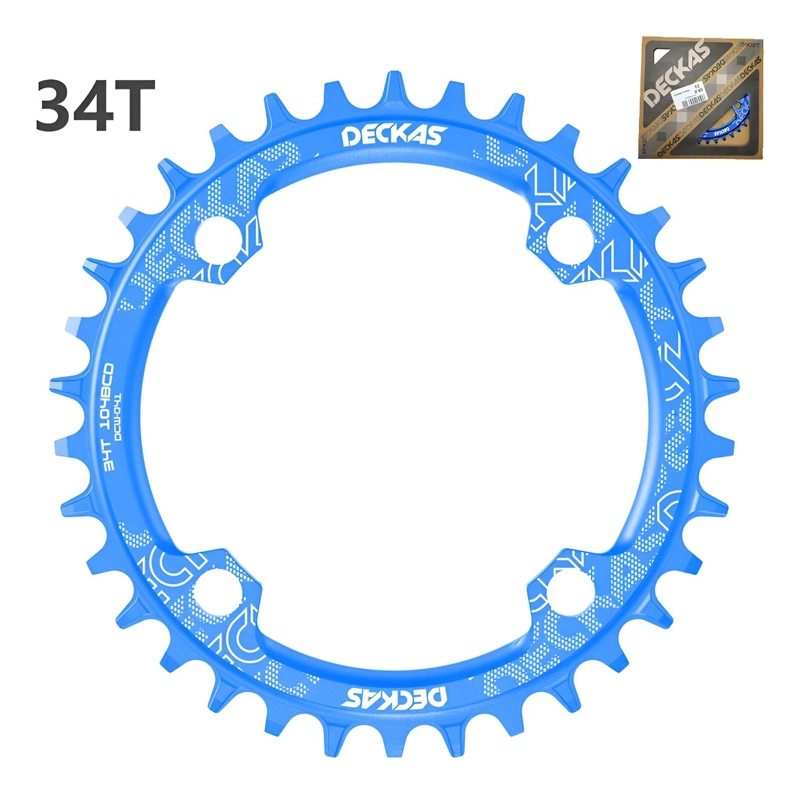 PLATO REDONDO MTB NARROW WIDE BICICLETA 30T 32T 34T 36T 38T TAMAÑO 34T 34T - 5