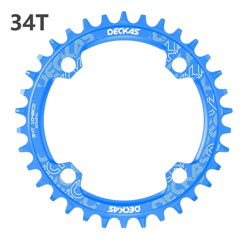 PLATO REDONDO MTB NARROW WIDE BICICLETA 30T 32T 34T 36T 38T TAMAÑO 34T 34T - 6