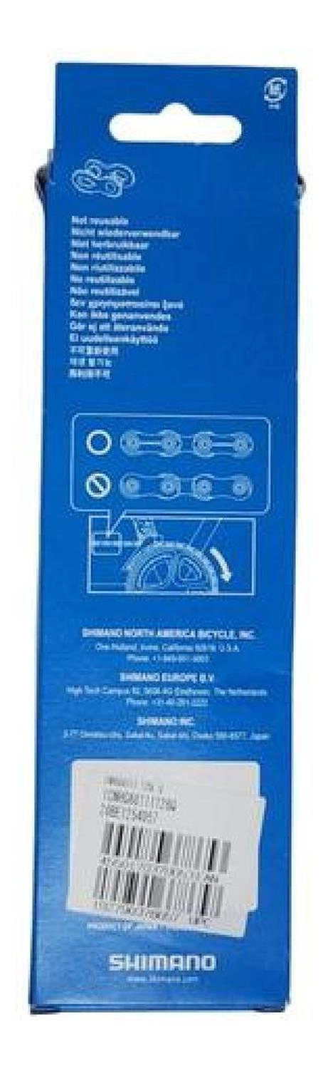 CADENA SHIMANO 11V 105 GRX 126L HG601-11 + QUICK LINK PLATEADO - 4