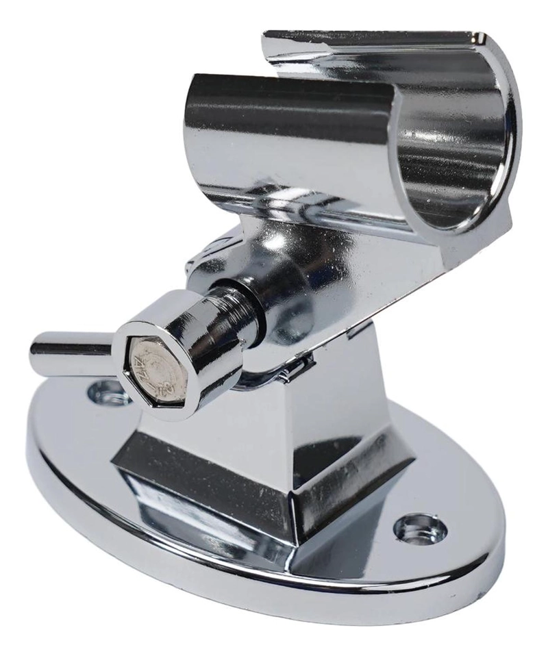 SOPORTE DUCHA PARED ABS CROMADO AJUSTABLE UNIVERSAL - 1