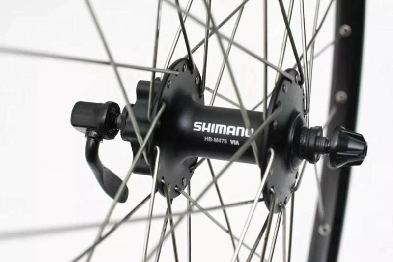 MAZA BUJE SHIMANO HB-M475 DELANTERA MTB 36H EN COLOR NEGRO 6 PERNOS - 5