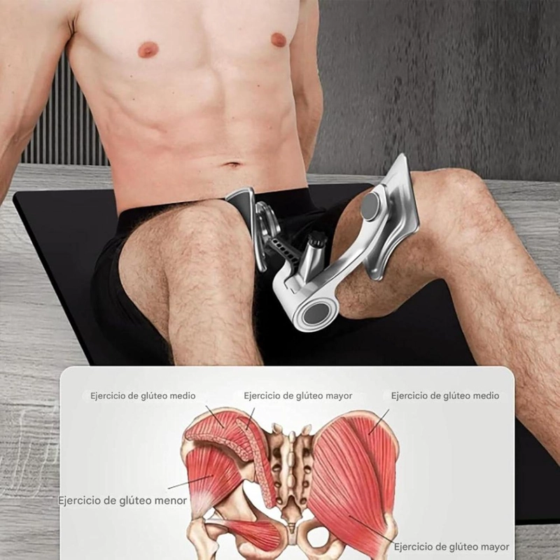 ENTRENADOR GLUTEOS MUSLO PISO PE LVICO KEGEL PANTALLA DIGITAL - NEGRO - 6