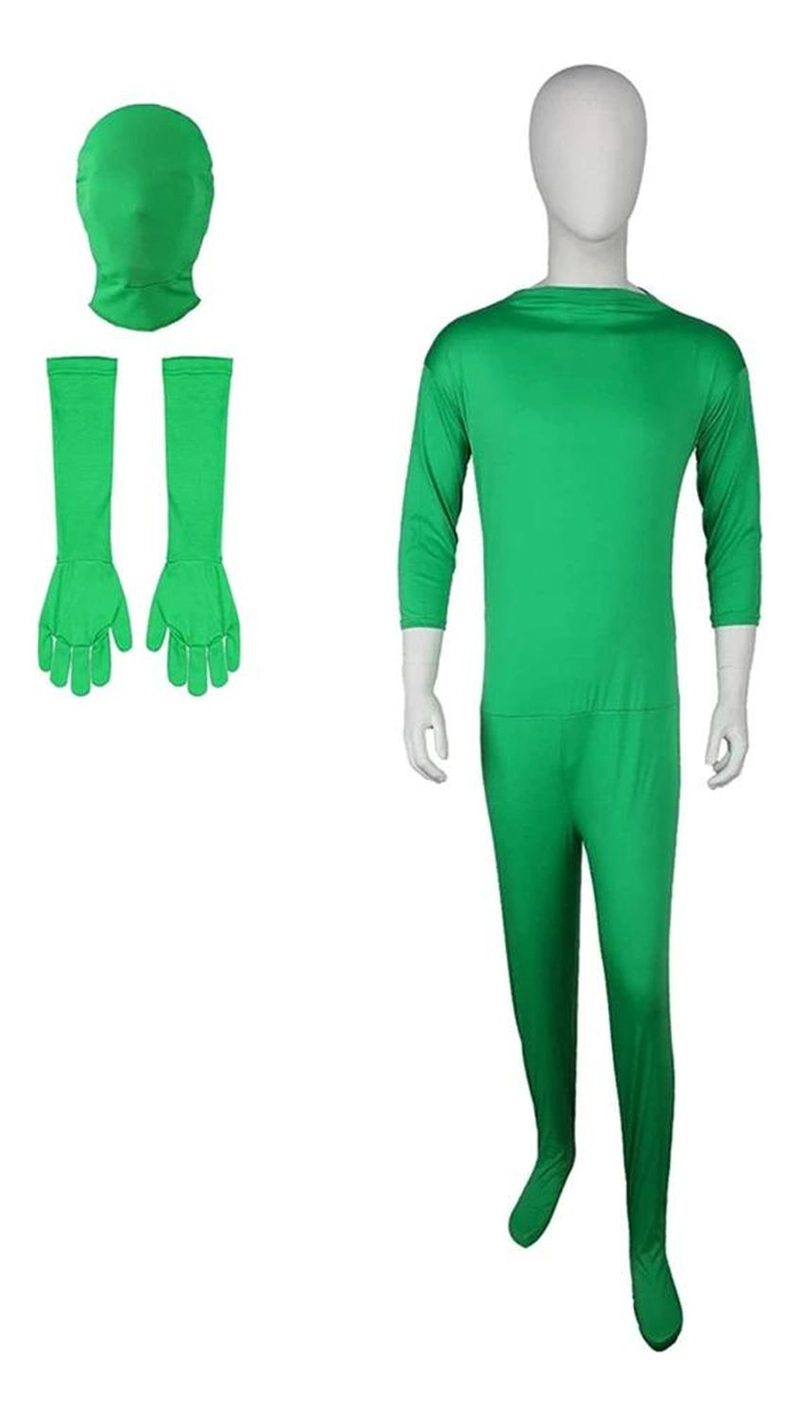 TRAJE CHROMA KEY VERDE ENTERO FOTOGRAFIA VIDEO VFX - M - NO APLICA - 1