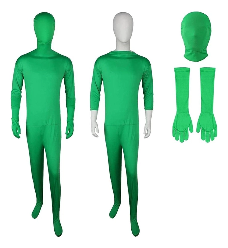 TRAJE CHROMA KEY VERDE ENTERO FOTOGRAFIA VIDEO VFX - S - NO APLICA - 4