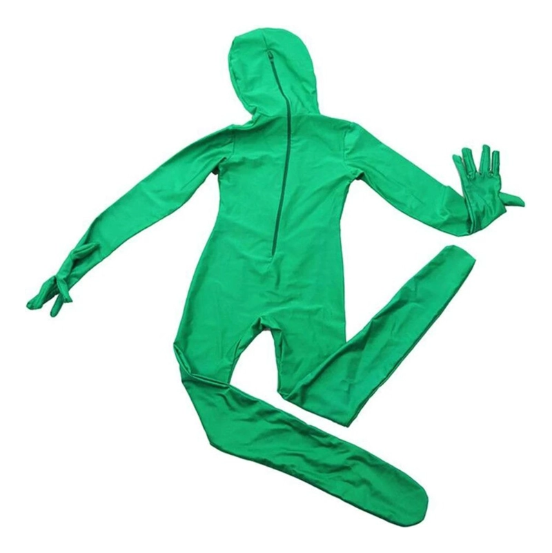 TRAJE CHROMA KEY VERDE ENTERO FOTOGRAFIA VIDEO VFX - M - NO APLICA - 8