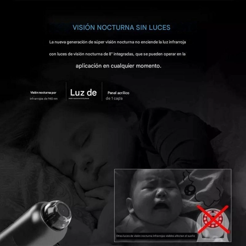 CAMARA ESPIA MINI WIFI HD 1080P VISION NOCTURNA VIGILANCIA NEGRO - 2