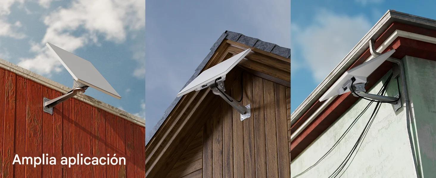SOPORTE PARED STARLINK MINI AJUSTABLE CON ADAPTADOR ALUMINIO - 4