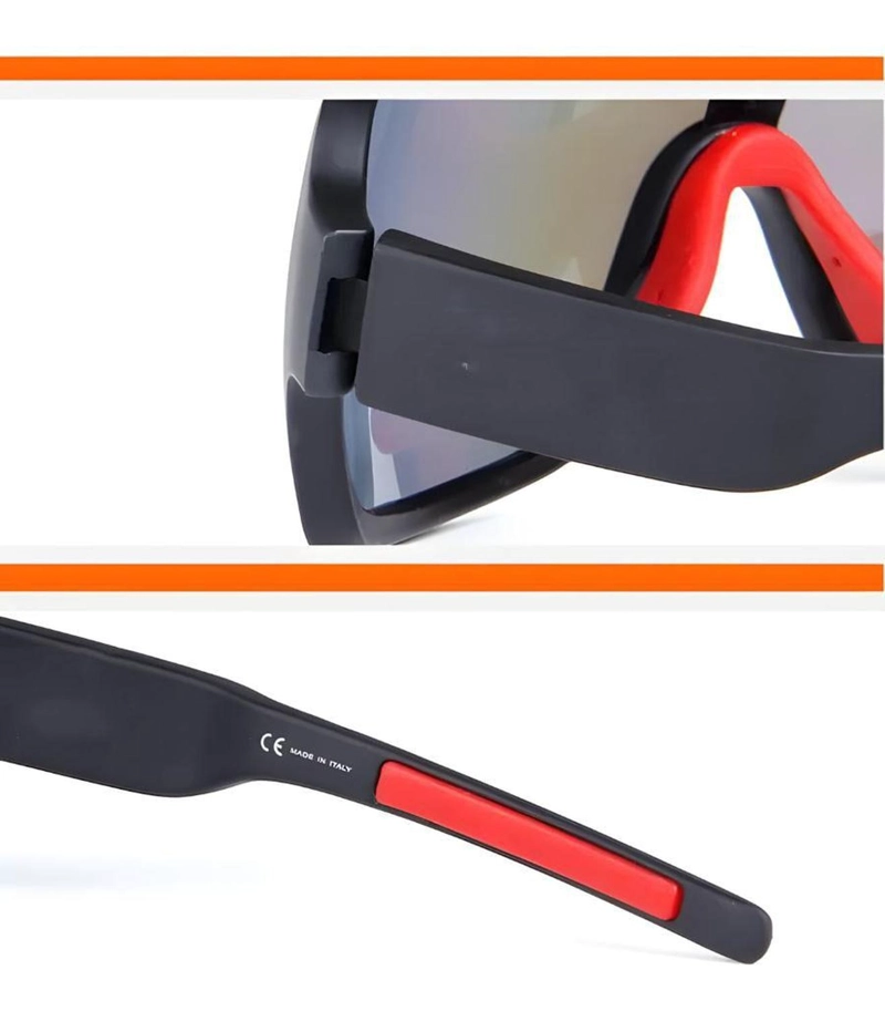 GAFAS INFANTILES UNISEX CICLISMO INFANTILES 5 LENTES UV400 - PURPURA, AMARILLO, TRANSPARENTE, ESPEJA - 2
