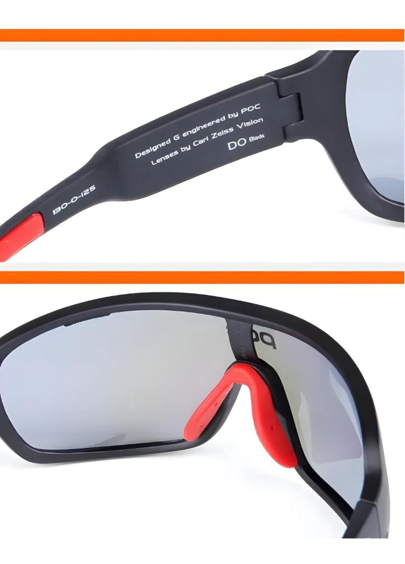 GAFAS INFANTILES UNISEX CICLISMO INFANTILES 5 LENTES UV400 - PURPURA, AMARILLO, TRANSPARENTE, ESPEJA - 3