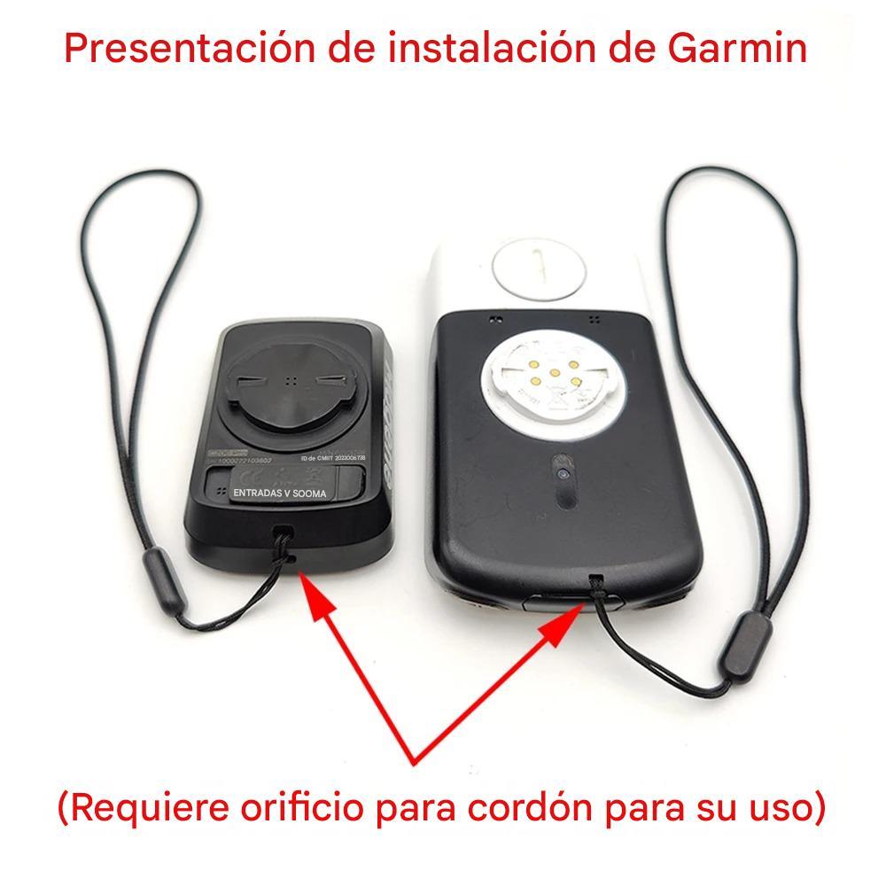 CORREA LANYARD CICLOCOMPUTADOR GARMIN WAHOO ANTICAIDA - ROJO - 2