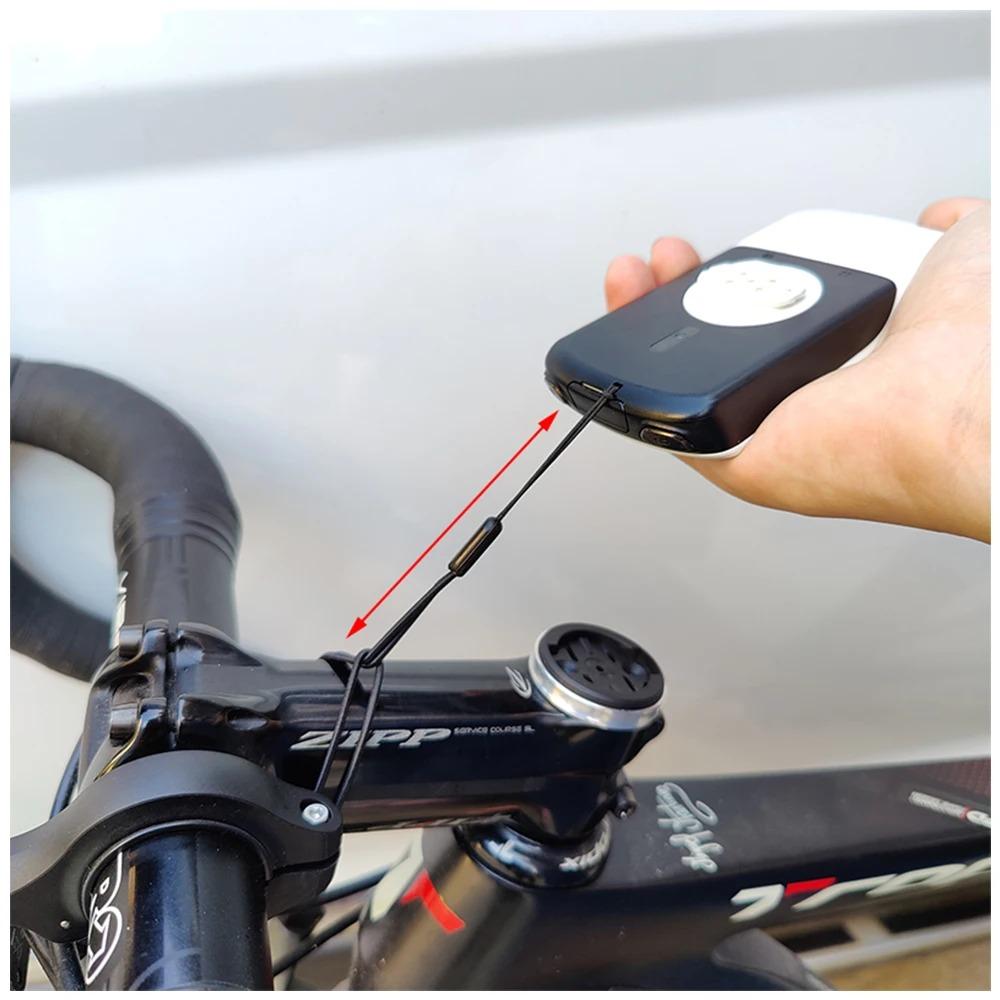 CORREA LANYARD CICLOCOMPUTADOR GARMIN WAHOO ANTICAIDA - ROJO - 5