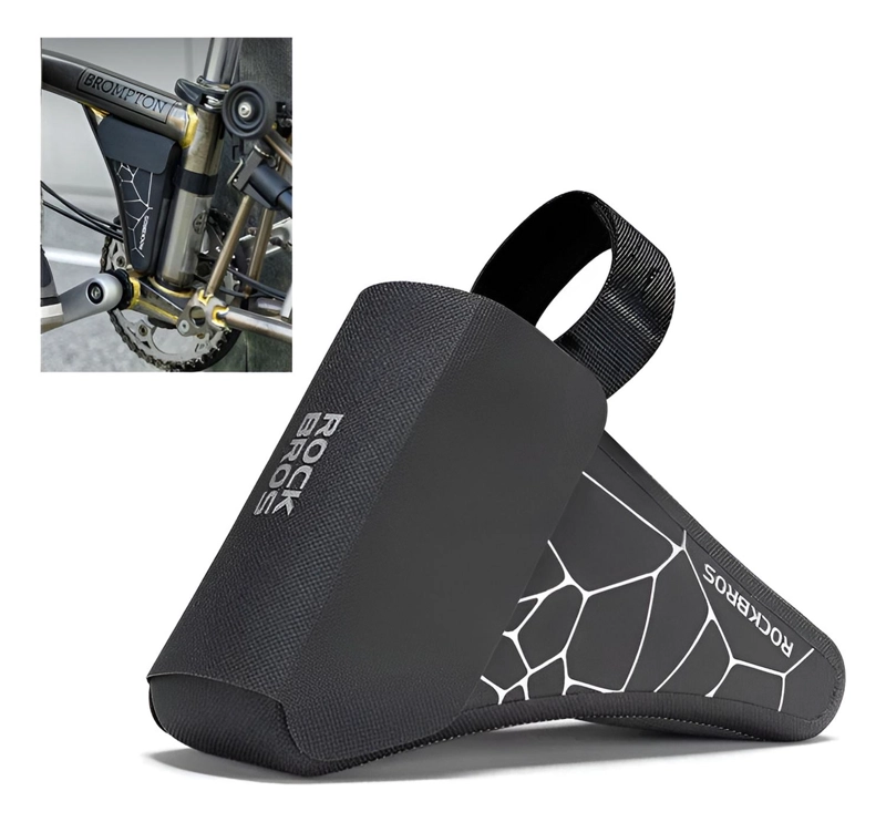 BOLSA IMPERMEABLE ROCKBROS BICICLETA PLEGABLE BROMPTON NEGRO - 1