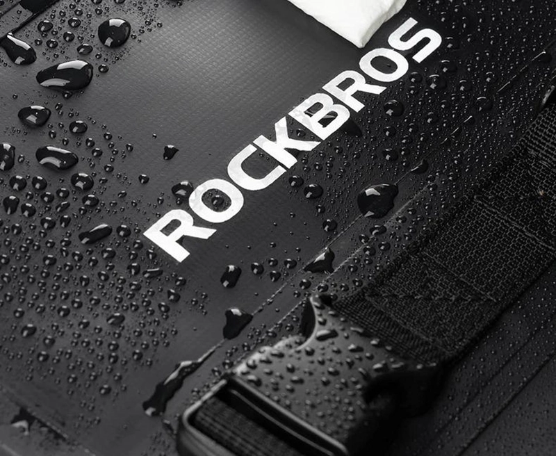 ALFORJA ROCKBROS IMPERMEABLE 5 LT MOTO BOLSO BANDOLERA VIAJE NEGRO - 3