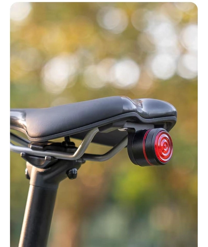 SOPORTE LUZ TRASERA TIPO GARMIN CLIP SILLIN UNIVERSAL NEGRO - 8