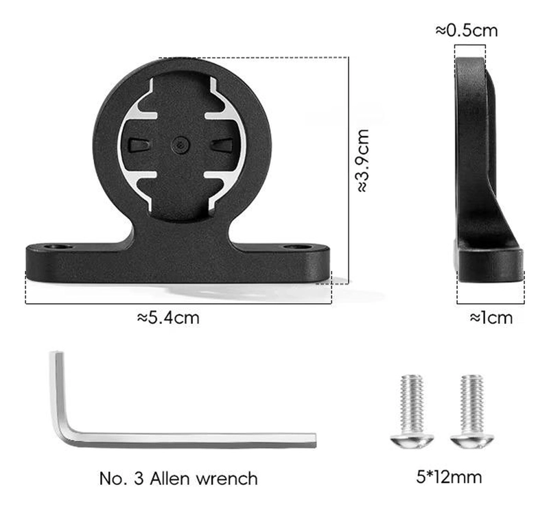 SOPORTE LUZ TRASERA TIPO GARMIN CLIP SILLIN UNIVERSAL NEGRO - 9