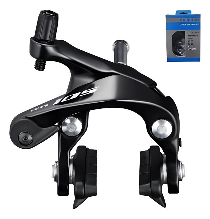 PAR FRENO SHIMANO 105 BR-R7000 HERRADURA TRASERO NEGRO - 1