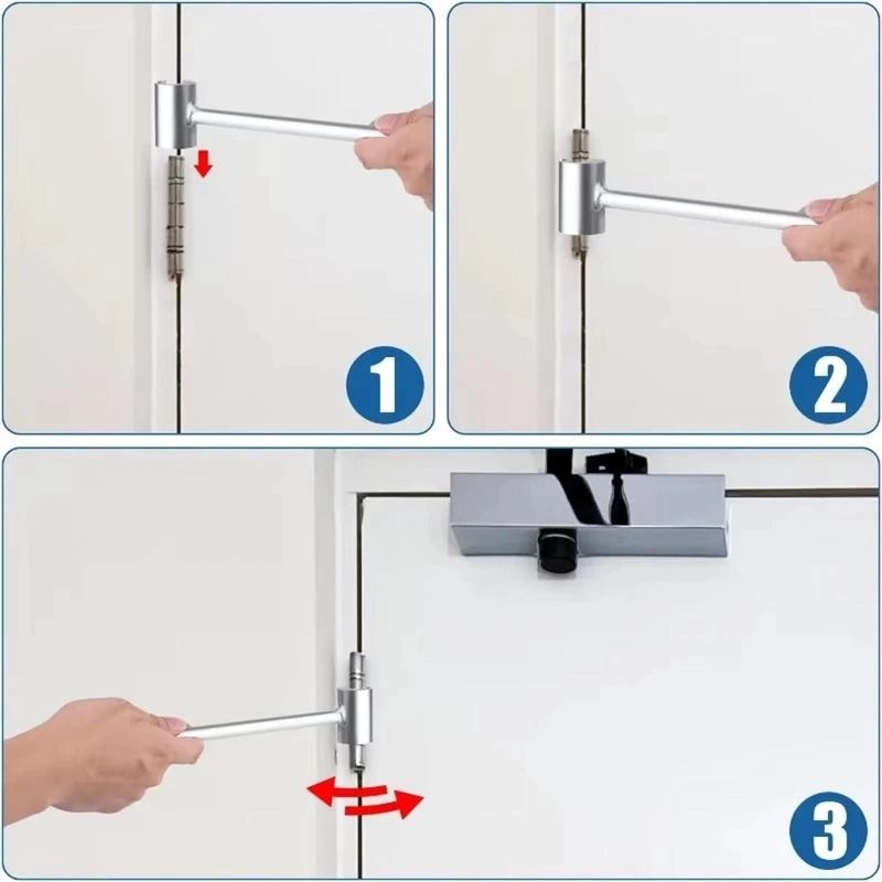 2 LLAVES AJUSTE BISAGRAS PUERTAS PORTONES DOBLE CABEZA - 5