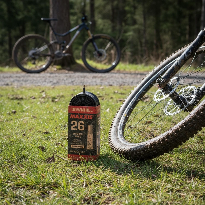 CAMARA MAXXIS DOWNHILL 26X2.50/2.70 VALVULA AUTO NEGRO - 2