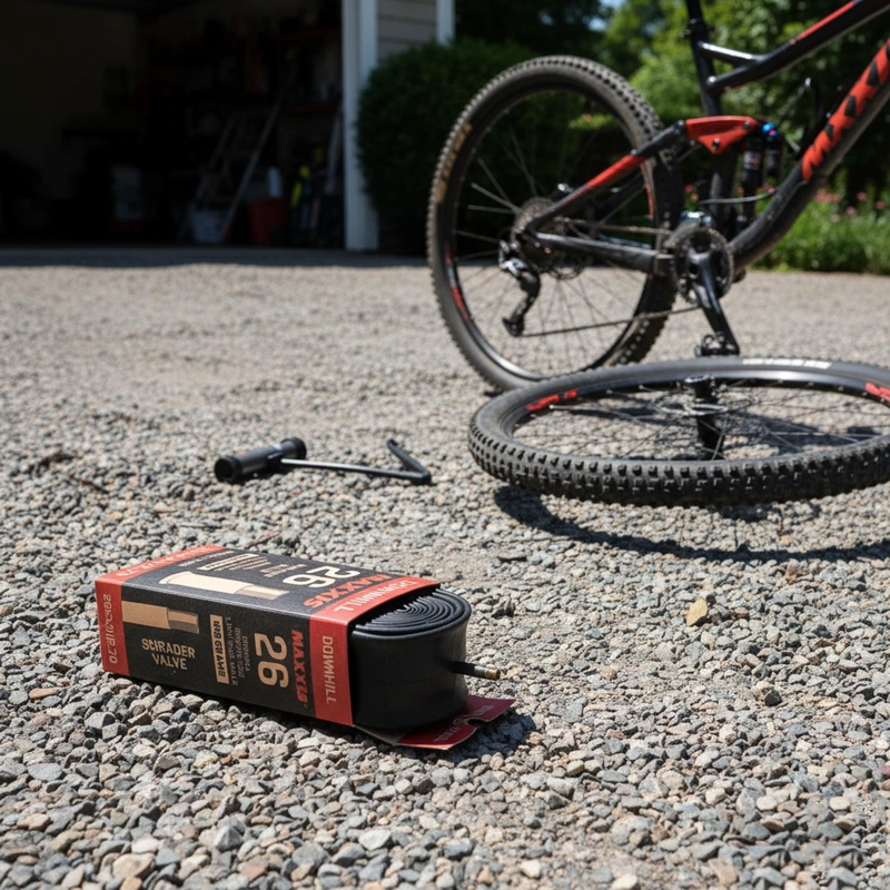 CAMARA MAXXIS DOWNHILL 26X2.50/2.70 VALVULA AUTO NEGRO - 3