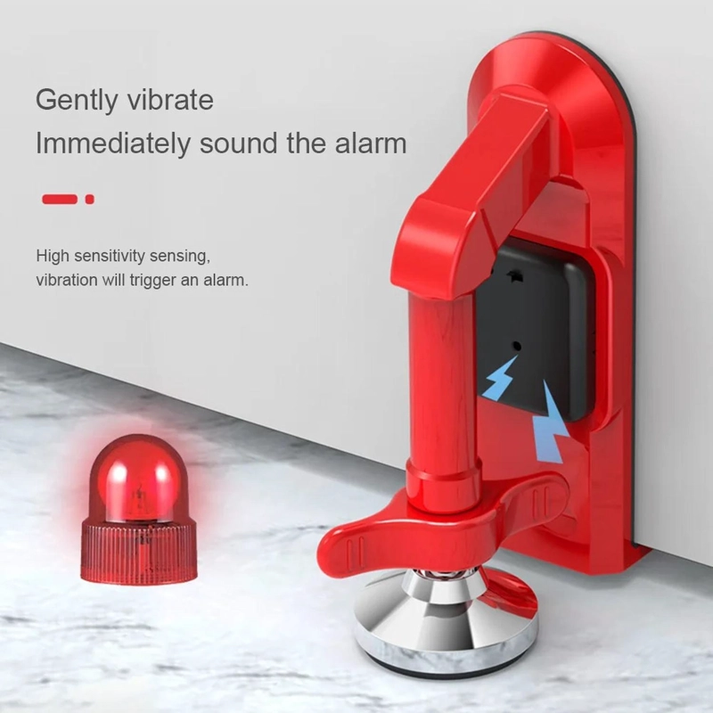 TOPE DE PUERTA CON ALARMA PORTATIL VENTOSA 80 DB - 5