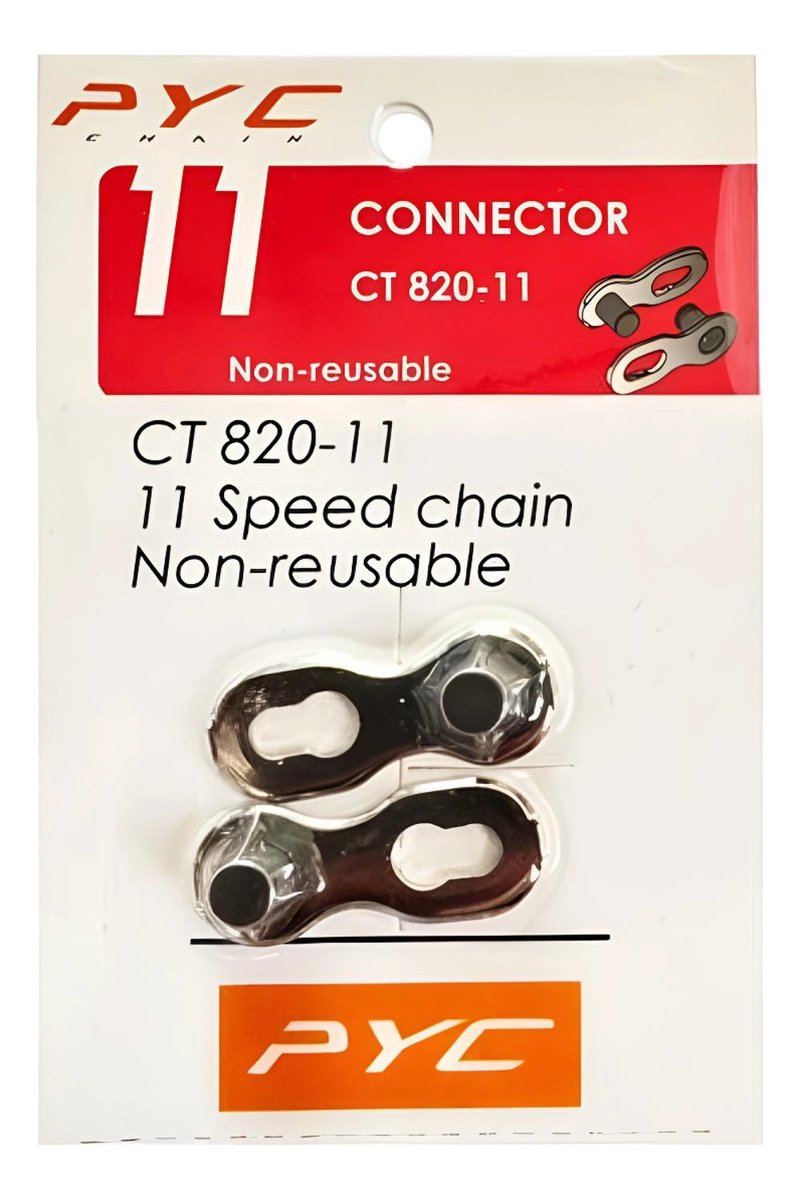 ESLABON RAPIDO PYC MISSING LINK 11V CADENAS SHIMANO SRAM PLATEADO - 1