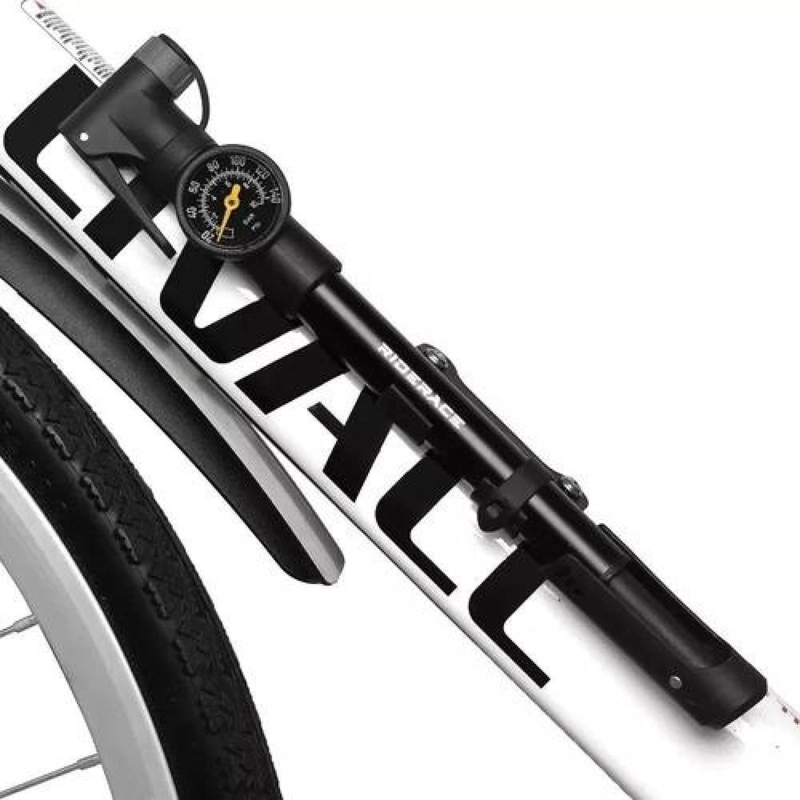 BOMBIN PARA VALVULA FRANCESA Y AMERICANA 120 PSI, FIXIE RUTA NEGRO 2 - 5