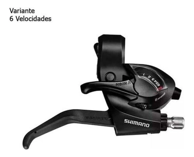 MANILLA CAMBIO FRENO 3X7/6 V DERECHA FIRE SHIMANO TOURNEY - 6V - 2