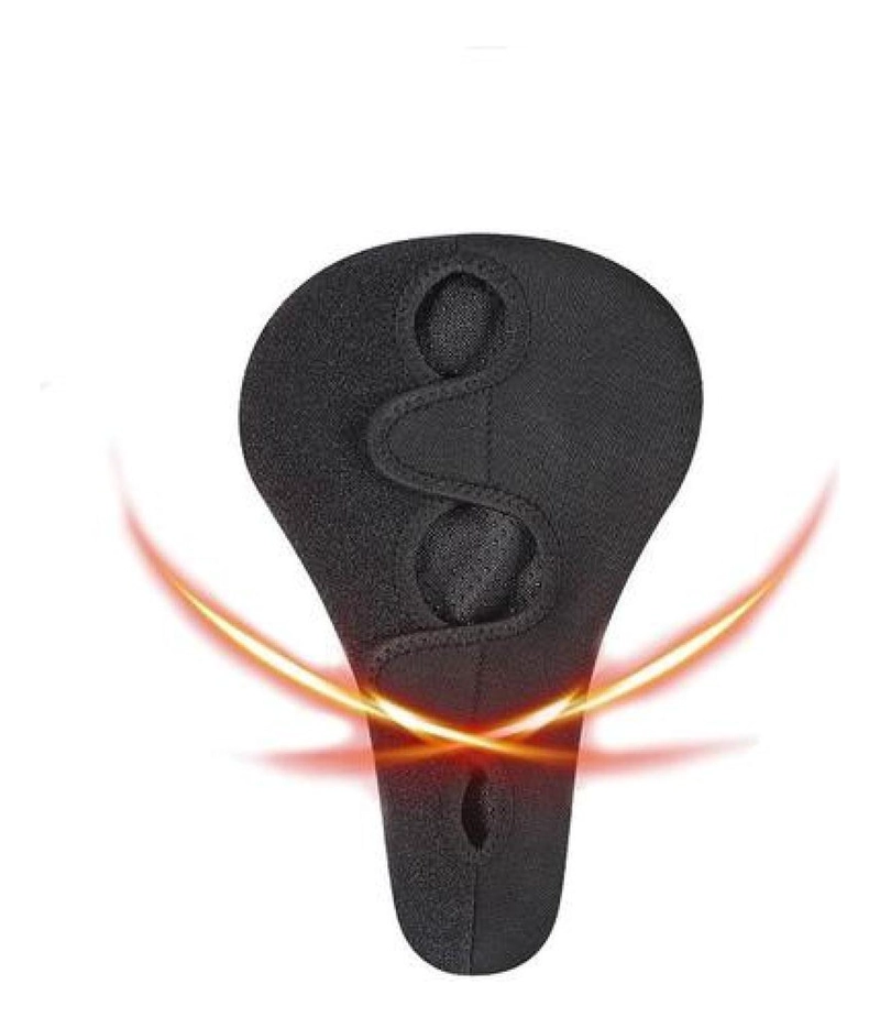CUBRE SILLIN SILICONA USO PROLONGADO ALTA DENSIDAD CICLISMO NEGRO - 5