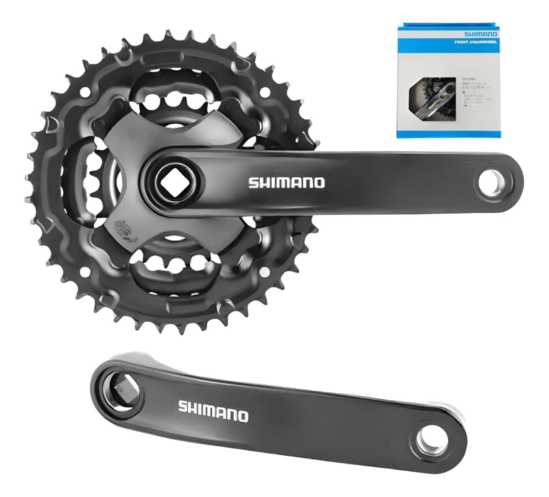 VOLANTE + BIELA SHIMANO TOURNEY FC-TY501 170MM 48T - NEGRO - 1