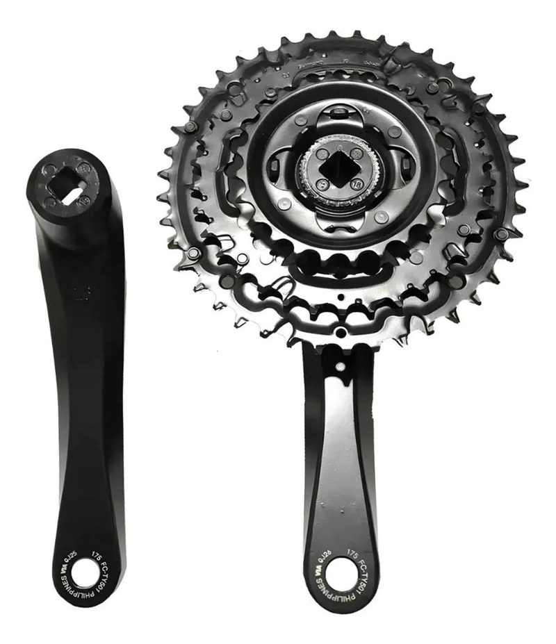 VOLANTE + BIELA SHIMANO TOURNEY FC-TY501 170MM 48T - NEGRO - 4
