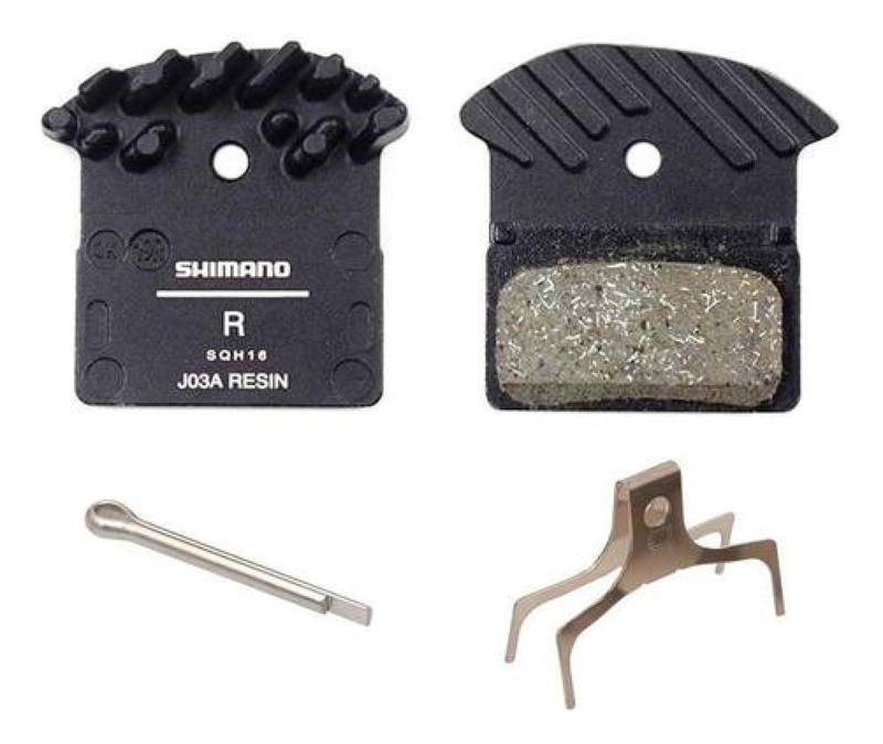 PASTILLA FRENO DISCO L05A-RF SHIMANO ORIGINAL RESINA ALETA - 1